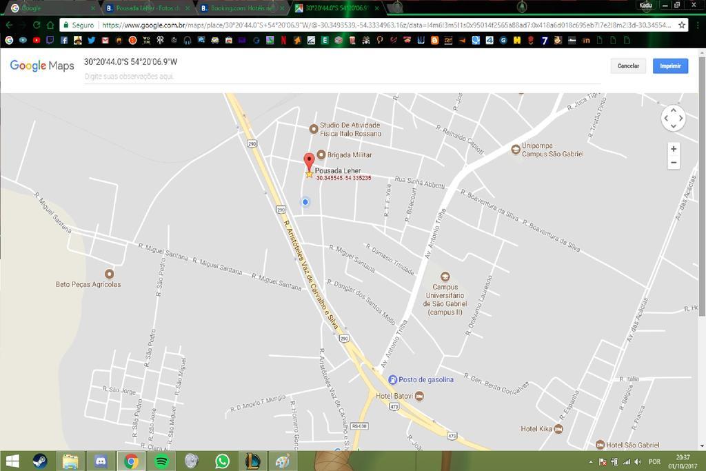 Pousada Leher Ξενοδοχείο São Gabriel Εξωτερικό φωτογραφία